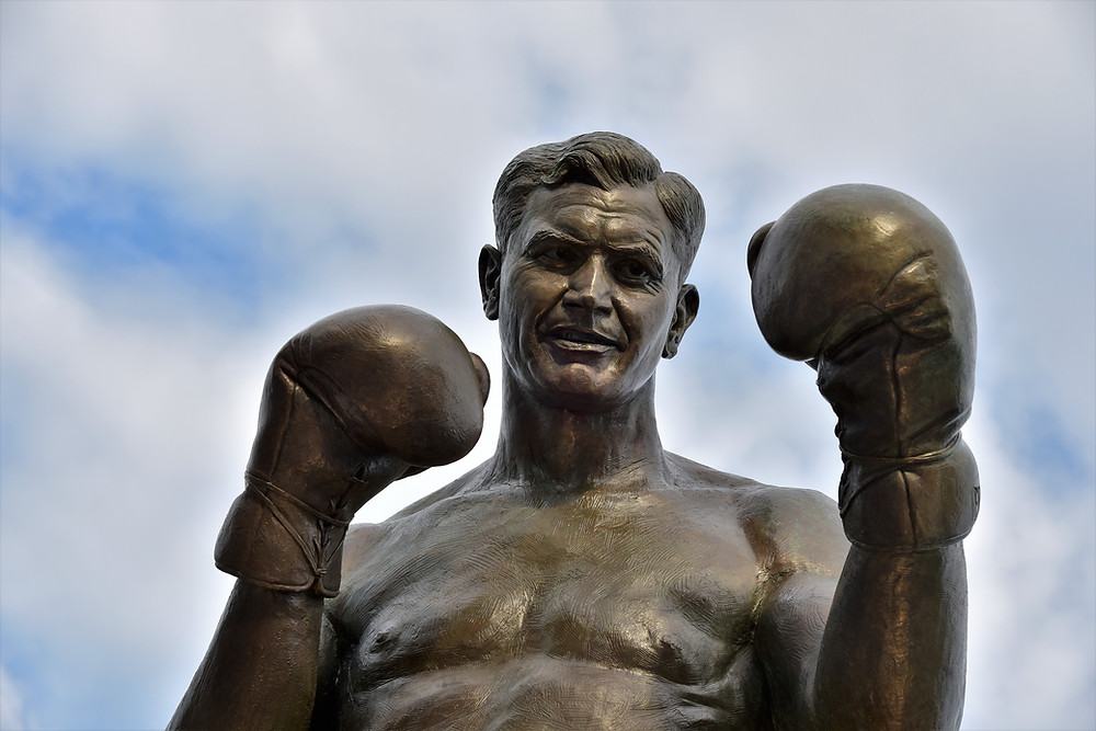Image of James J. Braddock Memorial Statue on Seeker